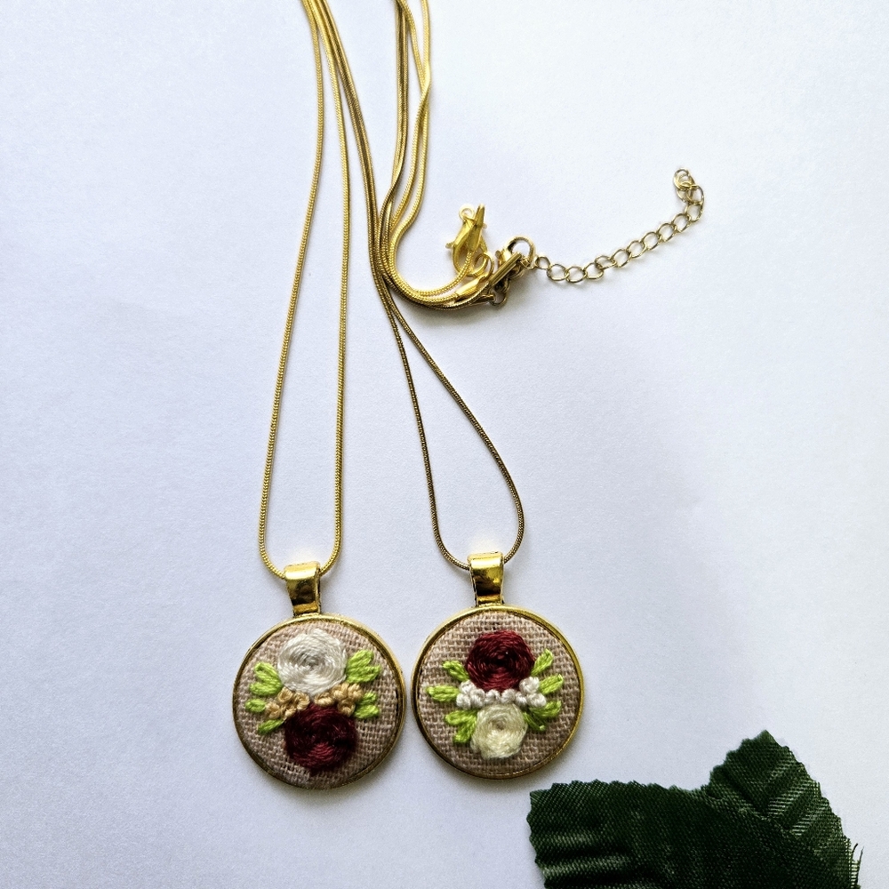 Handembroidered Necklace